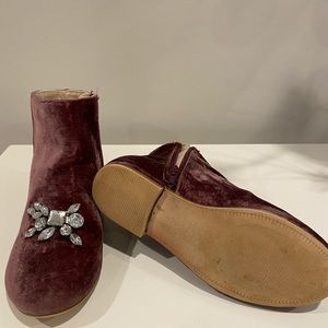 Zara jewel suede boot